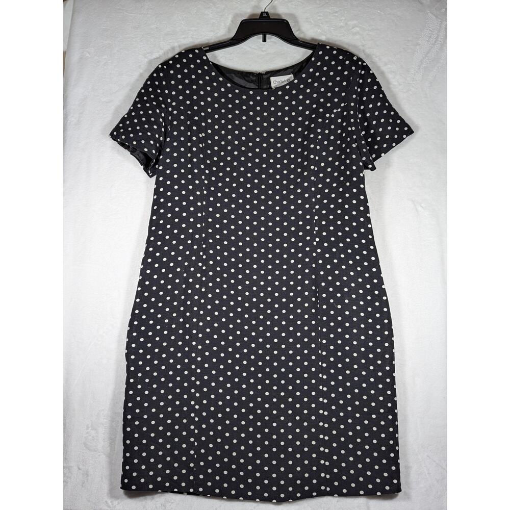 Chadwicks Sz16 Classic linen lined dress like new condition see photos +desc